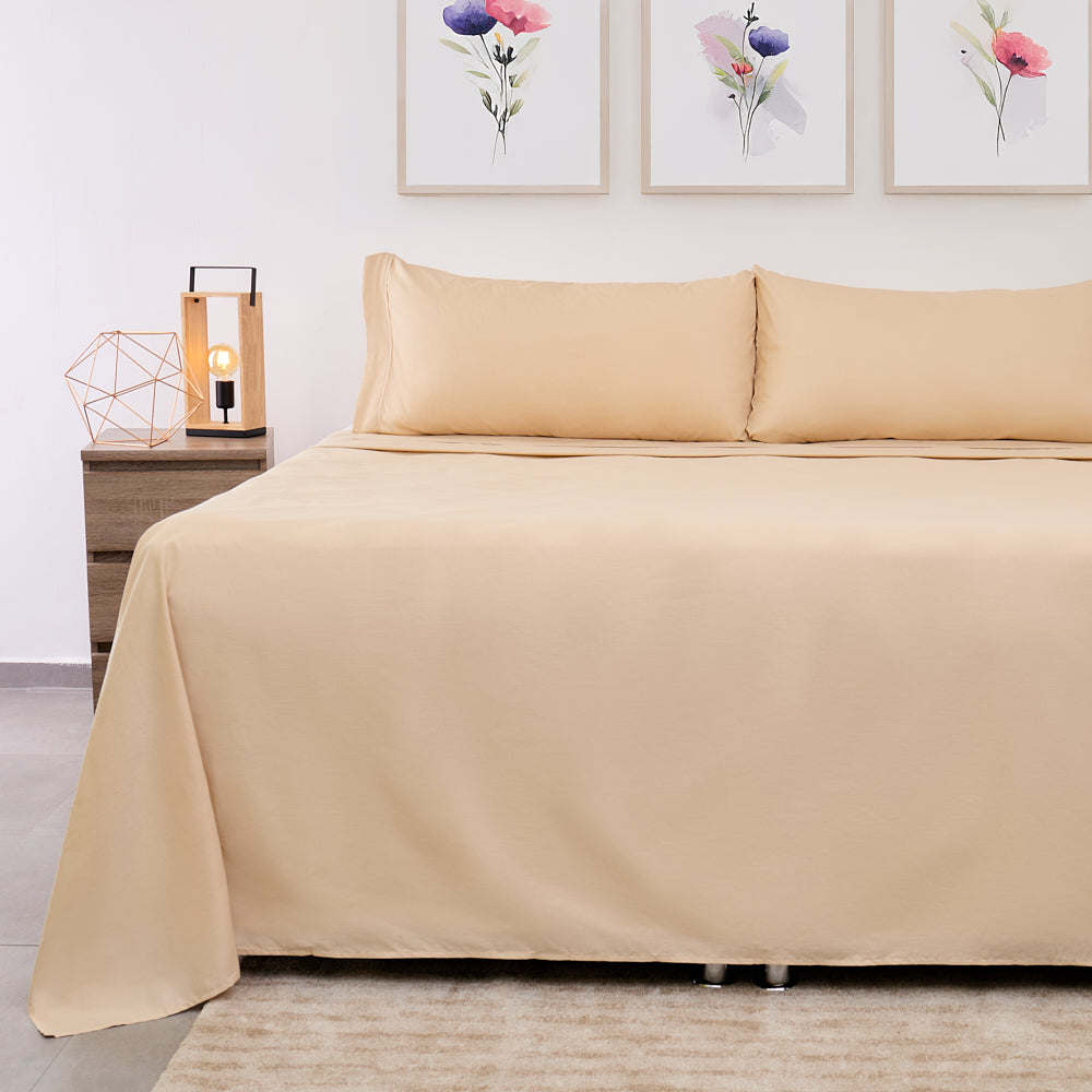 Set de Sabanas 50% Algodón y 50% Microfibra